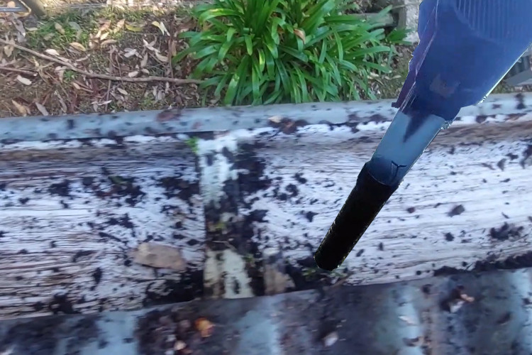 
A blower becomes a crucial tool for portstephens gutter cleaner, aiding in small debris removal from guttering.