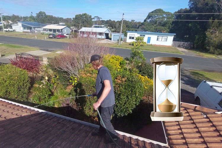 
Rinsing strategy: portstephens`s gutter cleaner enhances longevity.